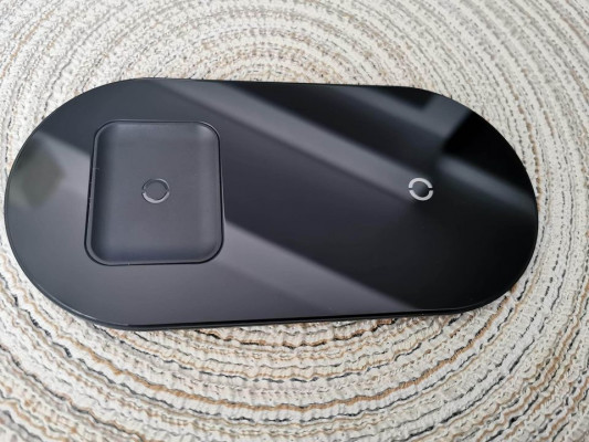 Baseus Black Simple 2in1 Wireless Charger