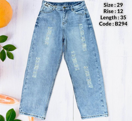 WIDELEG/BAGGY/TATTERED/MOM/SKINNY DENIM PANTS for WOMEN