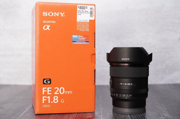 sony 20mm f1.8 G Ultrawide lens