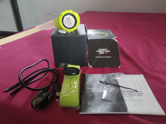 Suunto ambit 3 run lime GPS watch