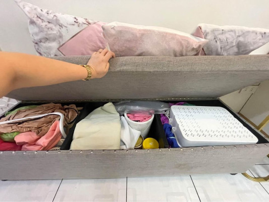 OTTOMAN WITH STORAGE