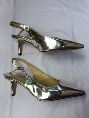 Jimmy Choo Silver Heels