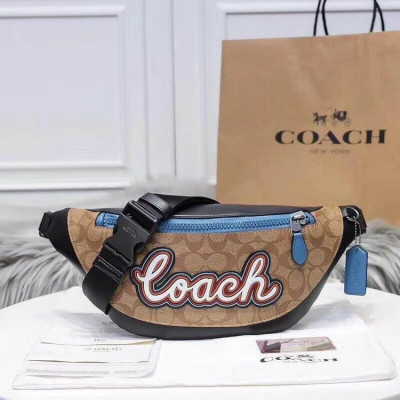 Men's Coach Belt Bag Canvas Tan