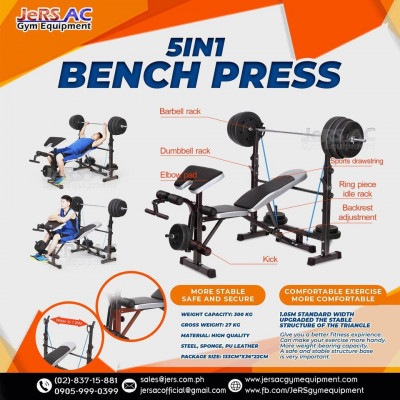 5 in 1 Bench Press Home Gym Equipment