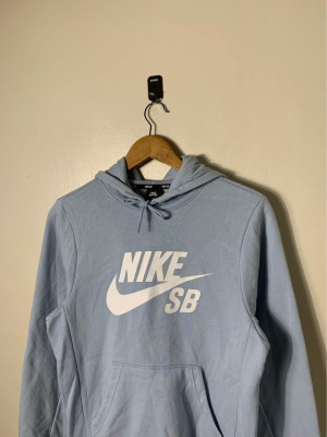 Nike Sb Icon Essential Blue Pullover Hoodie
