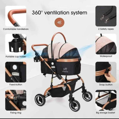 Premium pet stroller