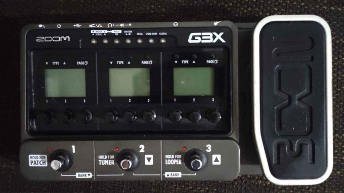 Electric guitar with gfx (cort kx5 / zoom g3x)