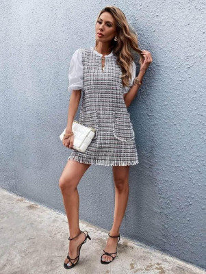 Zara* Tweed Dress RTW XS