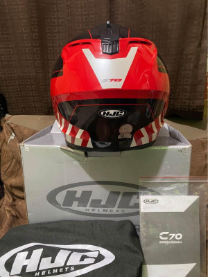 Hjc c70 dual visor helmet size xxl