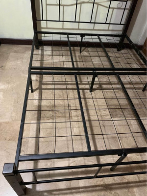 Steel bed frame double 54 x 75