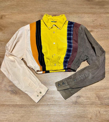 Retro Corduroy Cropped top