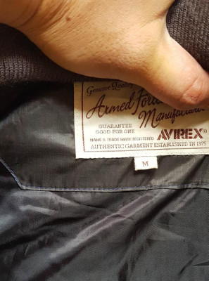 AVIREX - USMC WEP JACKET / MULTIPLE PATCH (CORDURA FABRIC)