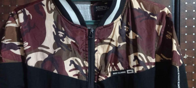 Camouflage with Black Jacket