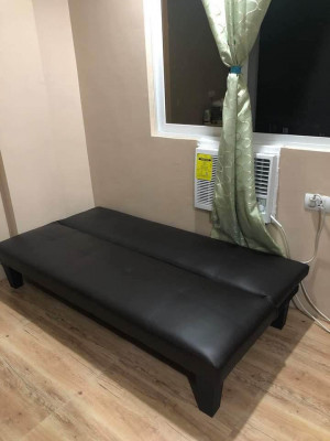 LEATHER SOFABED BRAND NEW