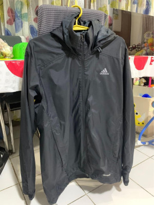 Adidas Men's Hiking Camping Windbreaker [Large-XL]