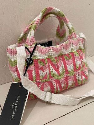 GENTLEWOMAN ROSERAIE KNITTED MICRO TOTE