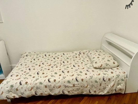 Single Bed with Mattress
