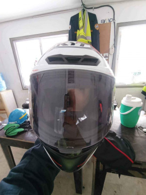 KYT brand motorcycle helmet