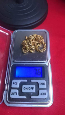 Saudi gold rope chain