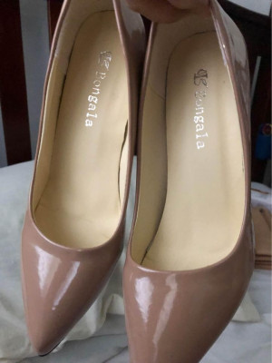 7cm stiletto heels pointed nude