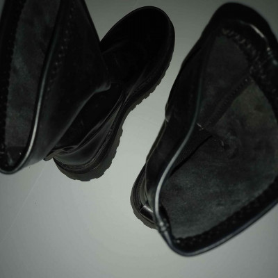 SHEIN Chunky Black Chelsea Boots