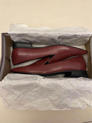 Rush Sale!!! Charles & Keith Maroon Leather Shoes