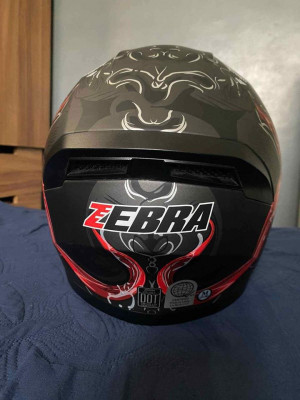 Zebra Helmet Single Visor