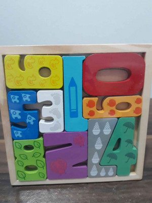 Chunky Wooden Puzzle ( Educational Toys )