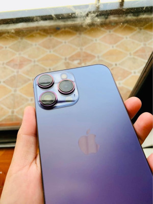 IPHONE XR MODIFIED TO 14 PRO 128GB DEEP PURPLE NO ISSUE