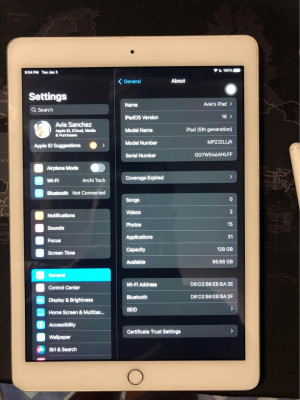 iPad 5th Gen 2017 128 GB