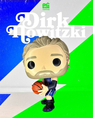 Funko Pop! Custom Nba Basketball Dirk Nowitzki