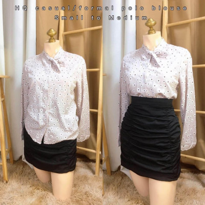 Take all fashion polo blouse