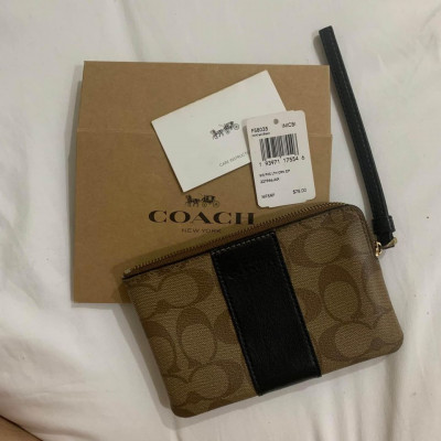 Coach Zip Wristlet