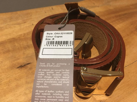 Charles and Keith Cognac Belt