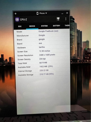 Google Pixelbook i5-7Y57 8Gb Ram 256Gb SSD