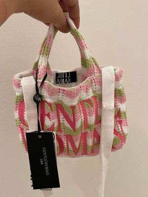 GENTLEWOMAN ROSERAIE KNITTED MICRO TOTE