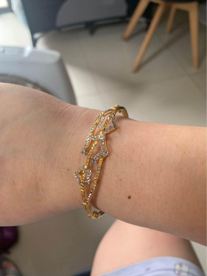 22 karat puregold bangle bracelet
