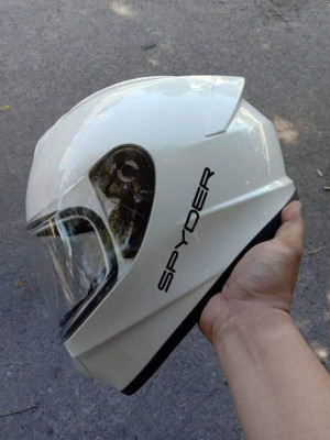 Spyder spike² pearl white