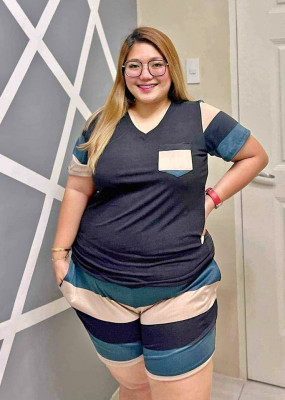 Plus size COMBI SHORT