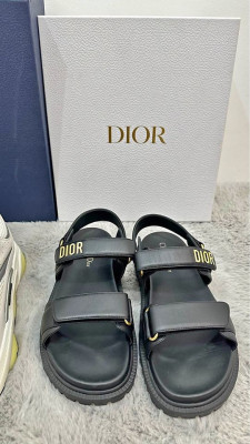 Dior Act Sandals Black Lambskin