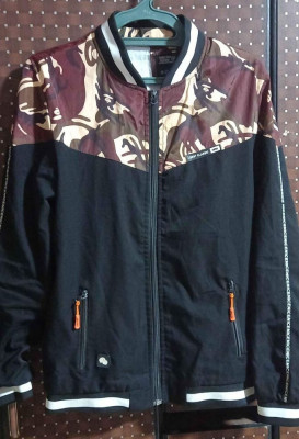 Camouflage with Black Jacket