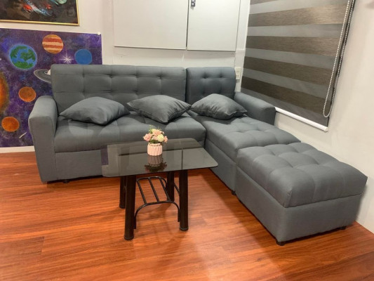 PROMO SOFA SET SALA SET LSHAPE ERIKA SET AMBASSADOR SET URATEX FOAM