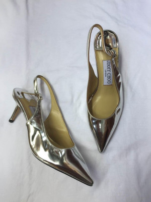 Jimmy Choo Silver Heels