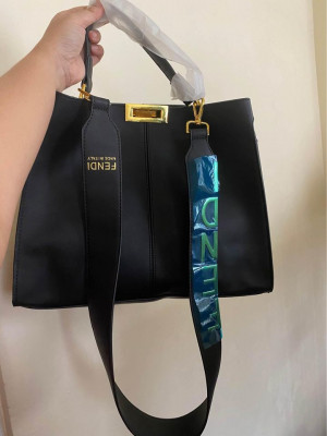 Fendi Black Bag with Strap