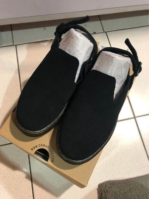 Brand New Doc Martens Suede Slingback Mules