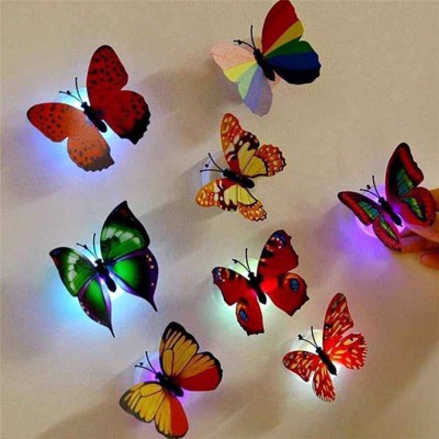 3D Butterfly LED Lights Wall Sticker