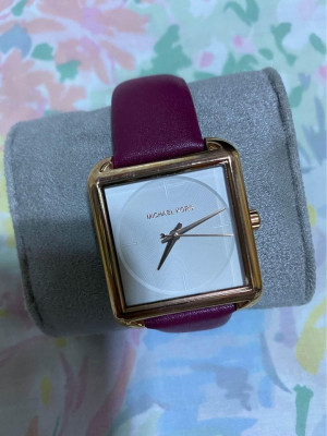 MK Michael Kors Lake Leather Watch