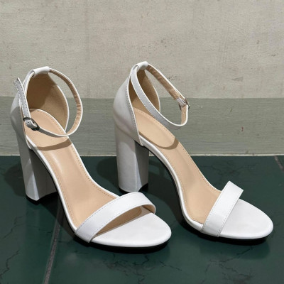 Shein Chunky Heels Ankle Strap 4 inches