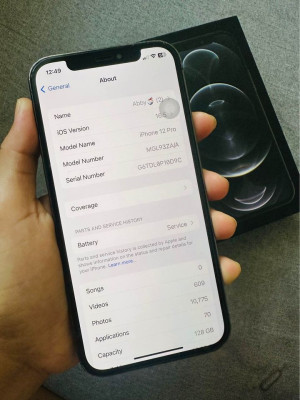 Sale or Swap Iphone 12 pro 128gb FU graphite Dual physical sim