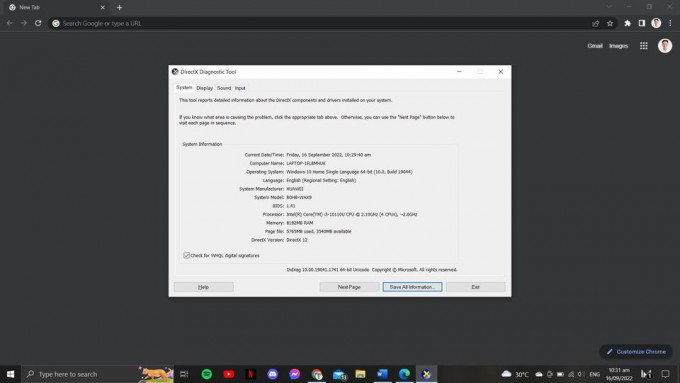 Huawei Matebook D15 2021